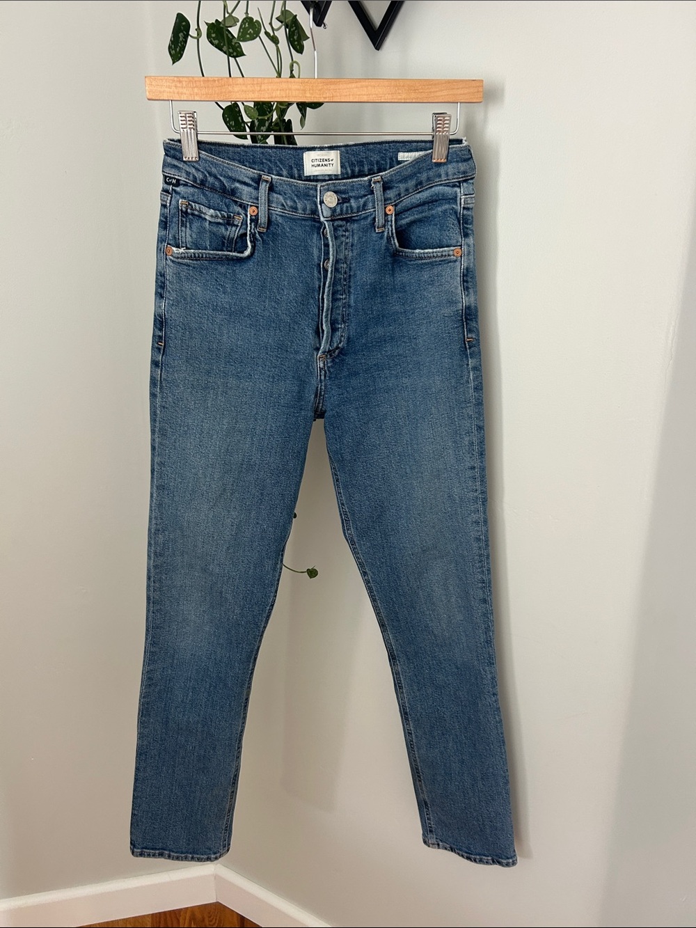 Citizens of Humanity Women’s Slim Straight Jeans - Blue